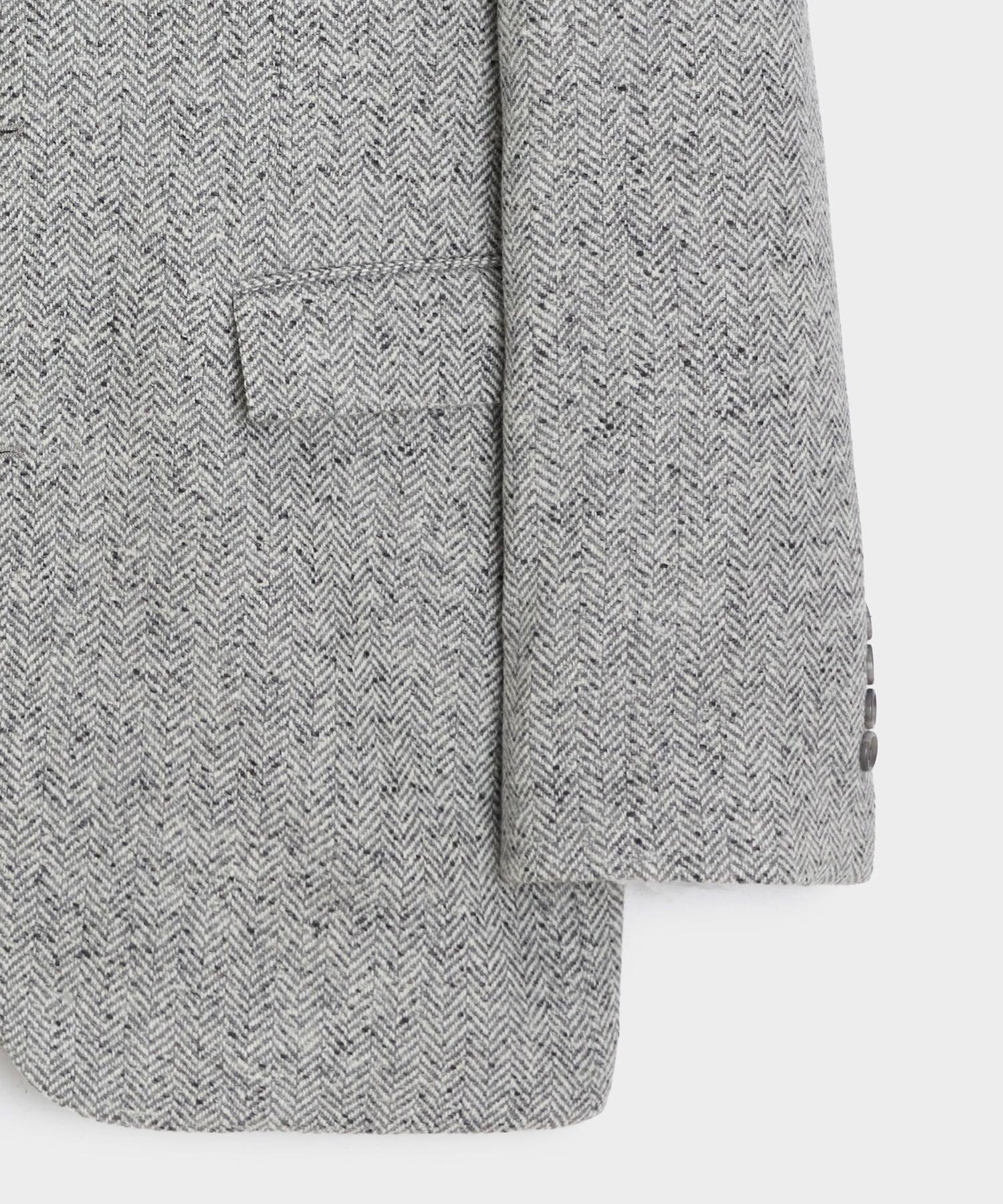 Italian Donegal Herringbone Wythe Jacket - Image 7