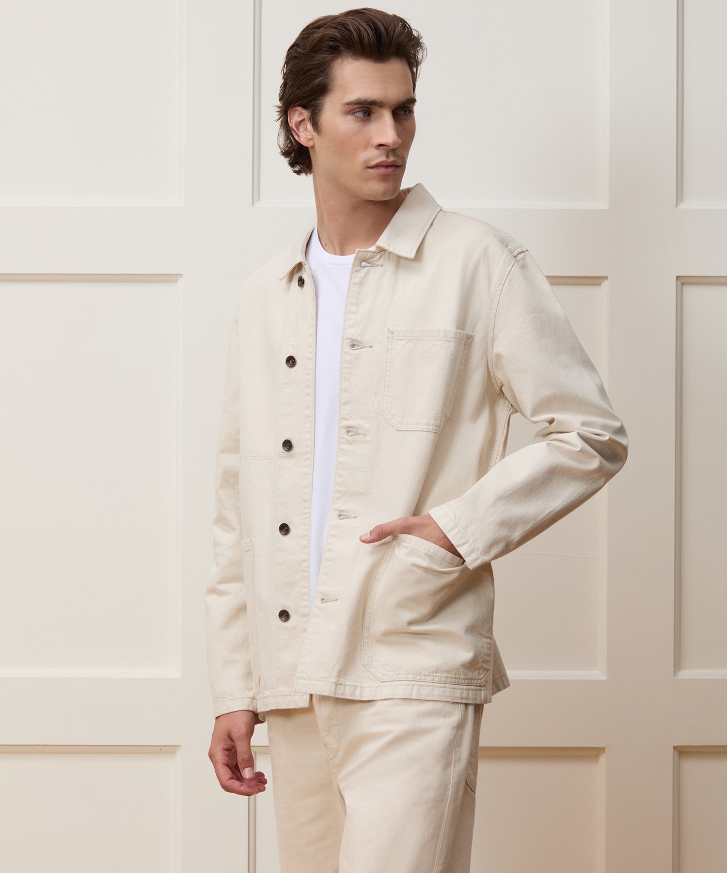 Lightweight Japanese Selvedge Chore Coat - Image 2