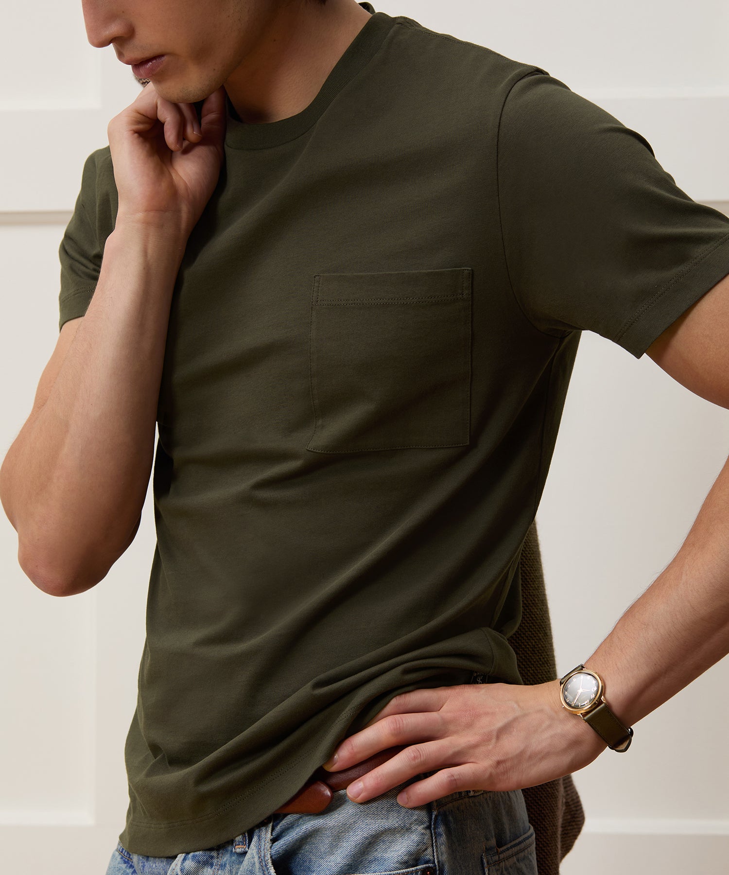 Portuguese Premium Jersey Pocket Tee - Image 5