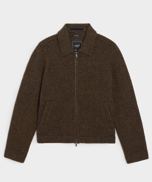 Italian Boiled Wool Aviator Jacket