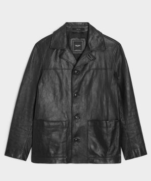 Italian Leather Cafe Jacket