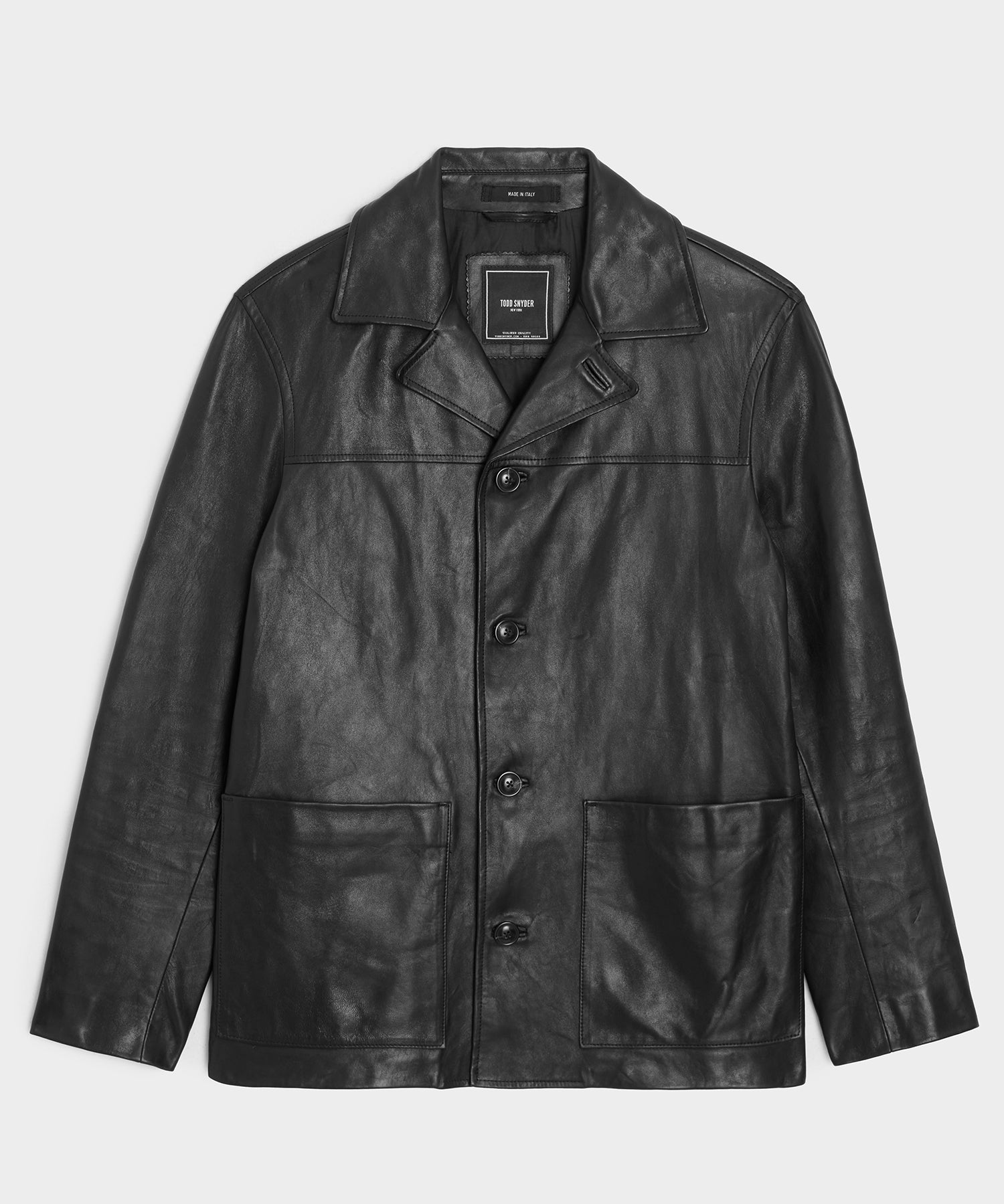 Italian Leather Cafe Jacket