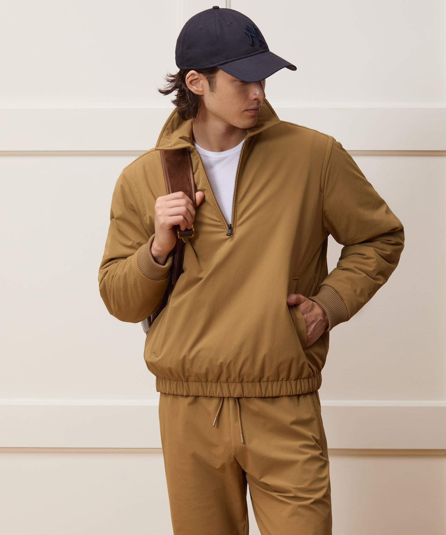 Lightweight Nylon Quarter-Zip Jacket - Image 2