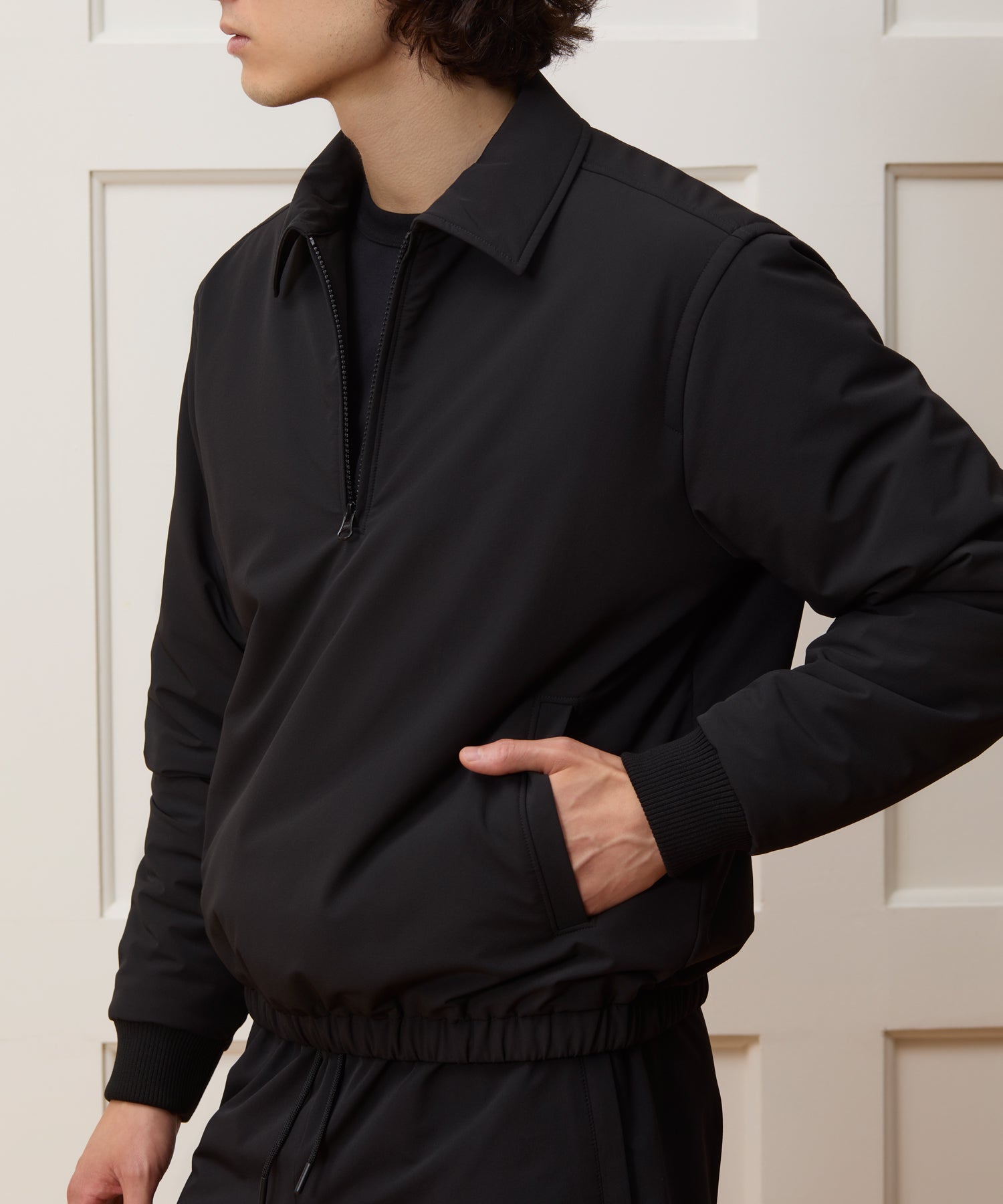 Lightweight Nylon Quarter-Zip Jacket - Image 3