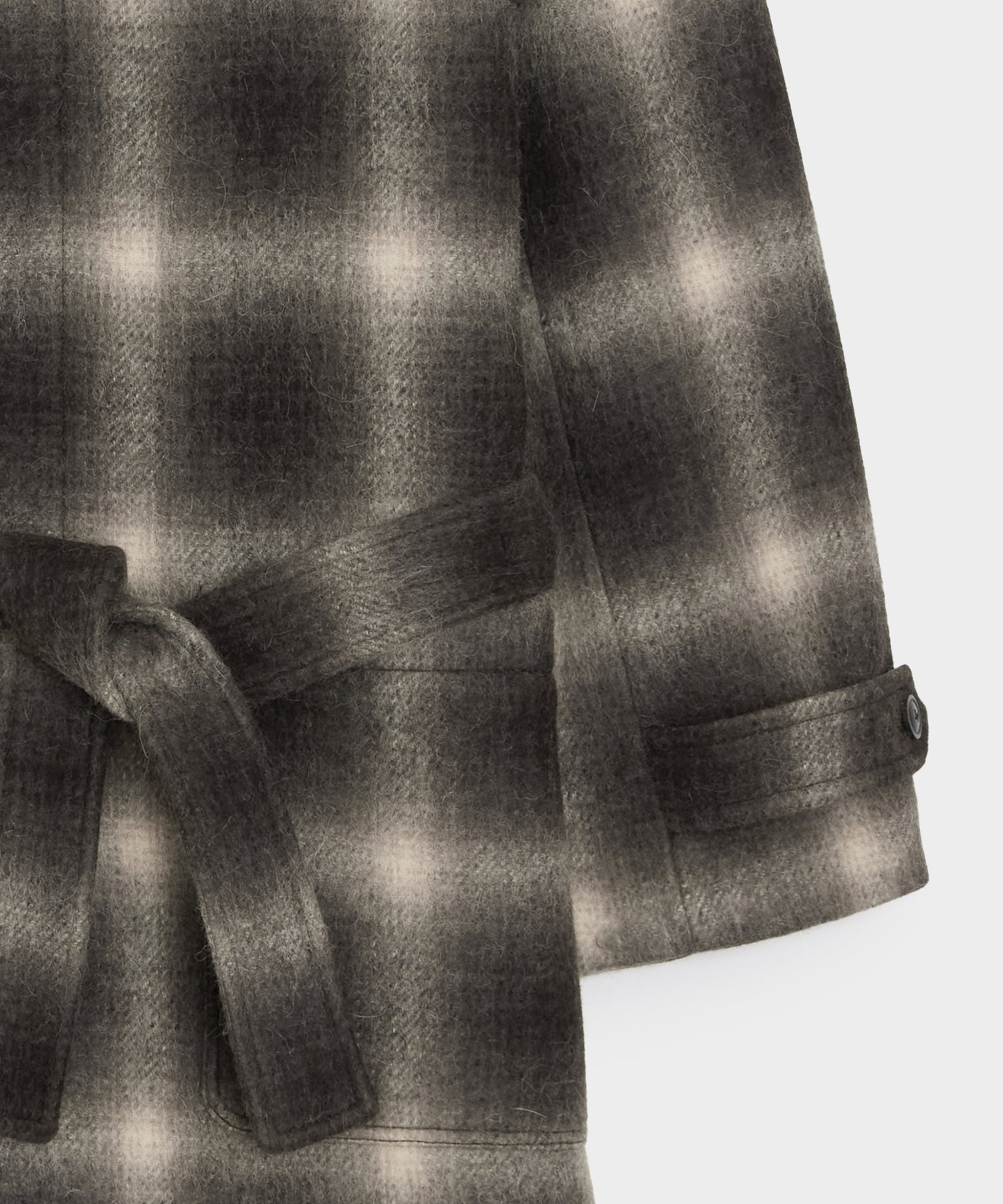 Italian Wool-Alpaca Belted Overcoat - Image 7