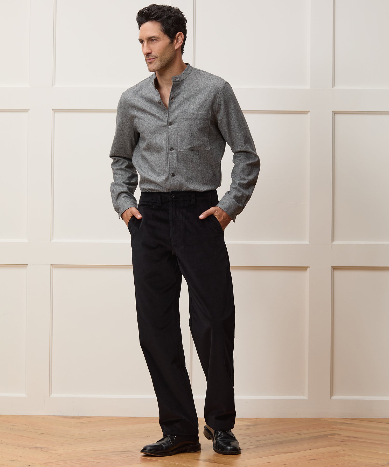 Relaxed Italian Velvet Trouser - Image 3
