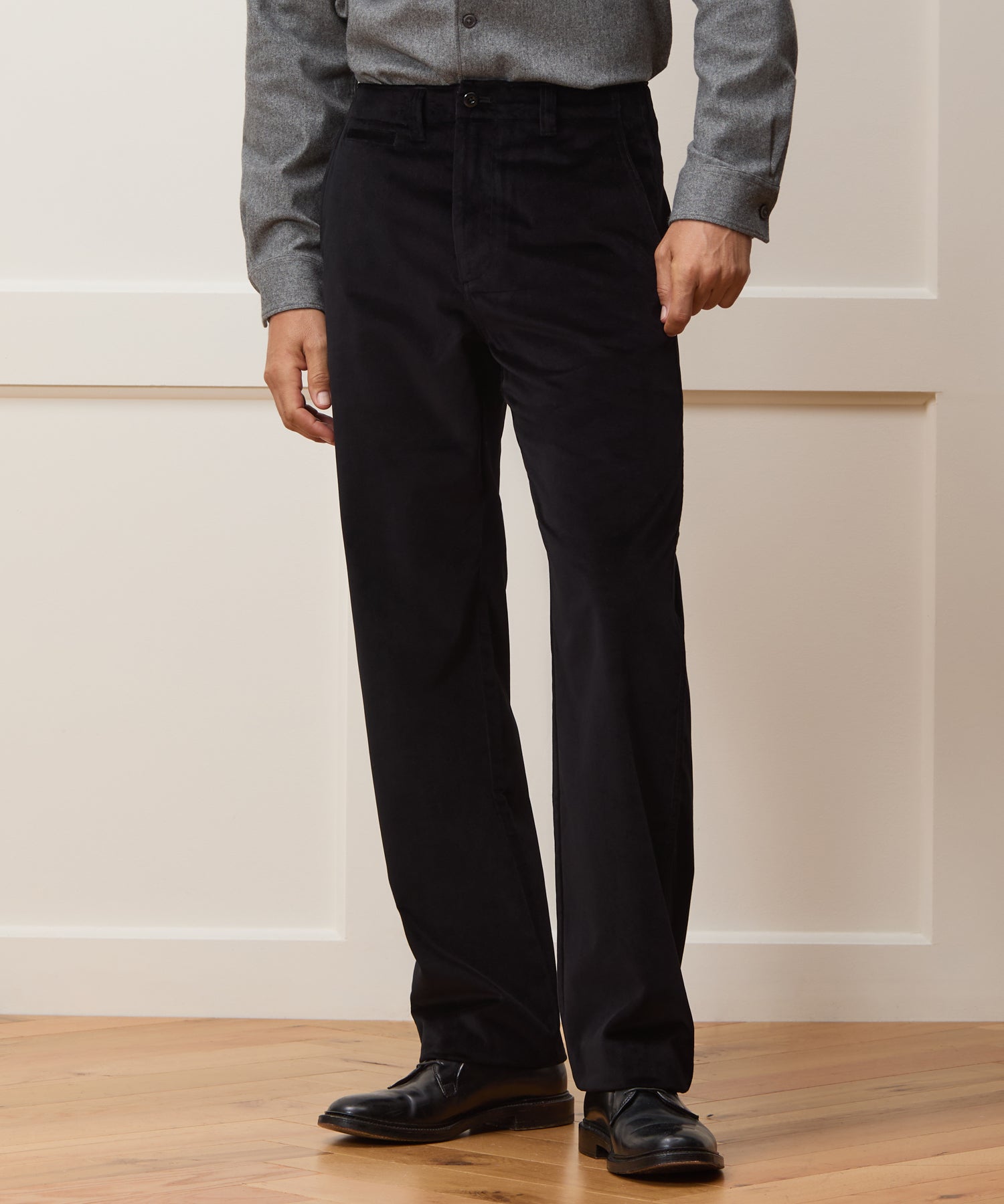 Relaxed Italian Velvet Trouser - Image 2