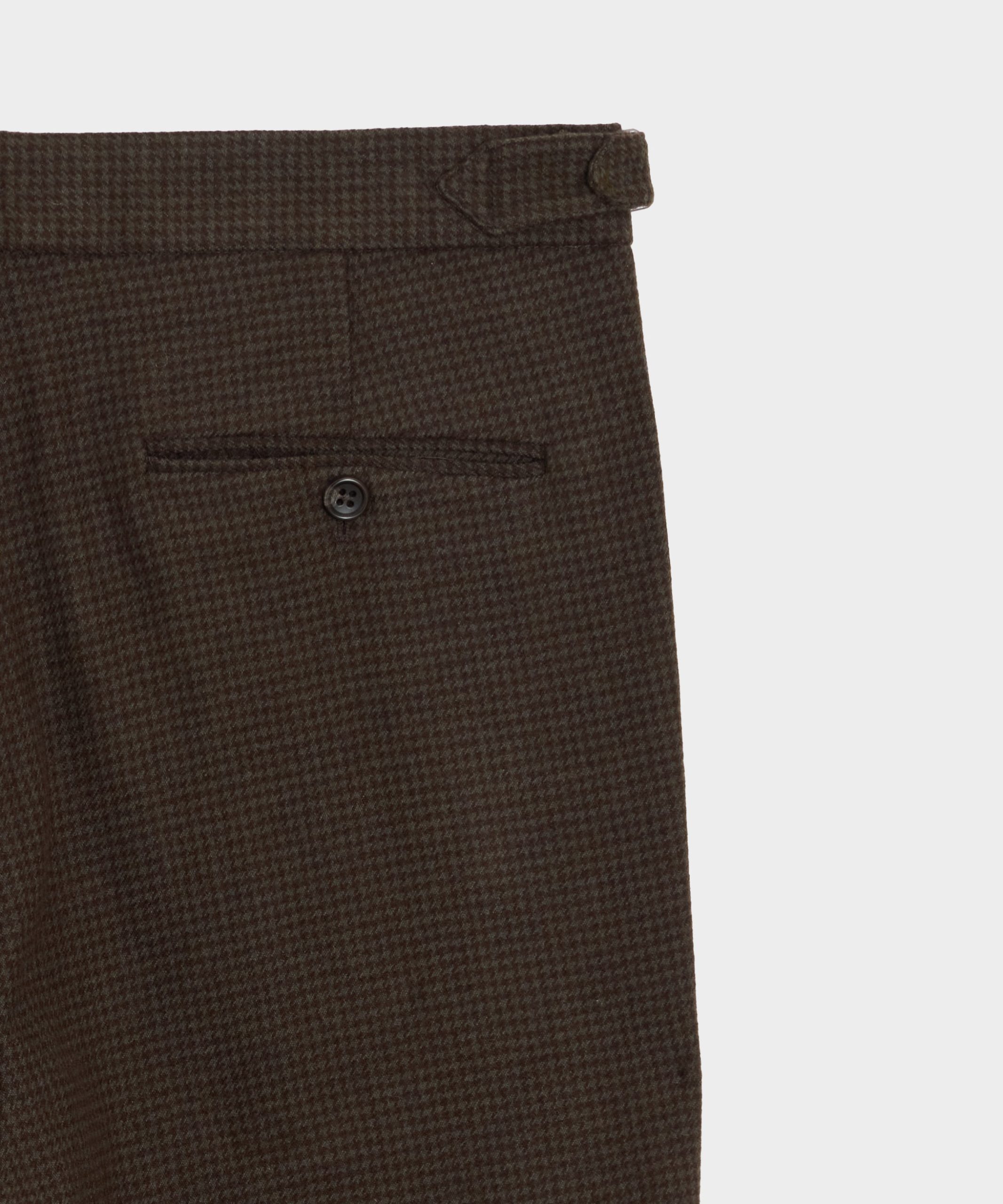 Italian Flannel Houndstooth Madison Suit - Image 13