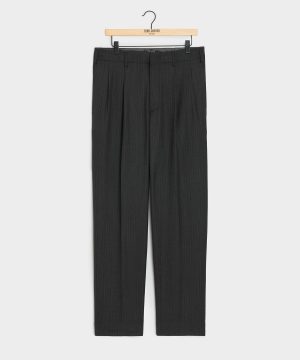 Italian Flannel Striped Hollywood Trouser
