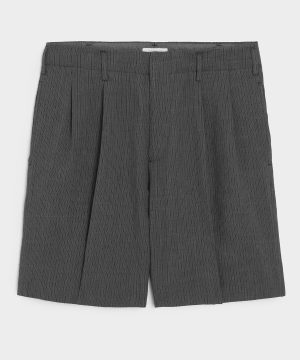 8 Striped Linen Hollywood Short