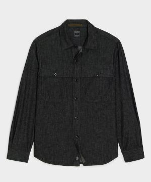 Denim Cape Shirt