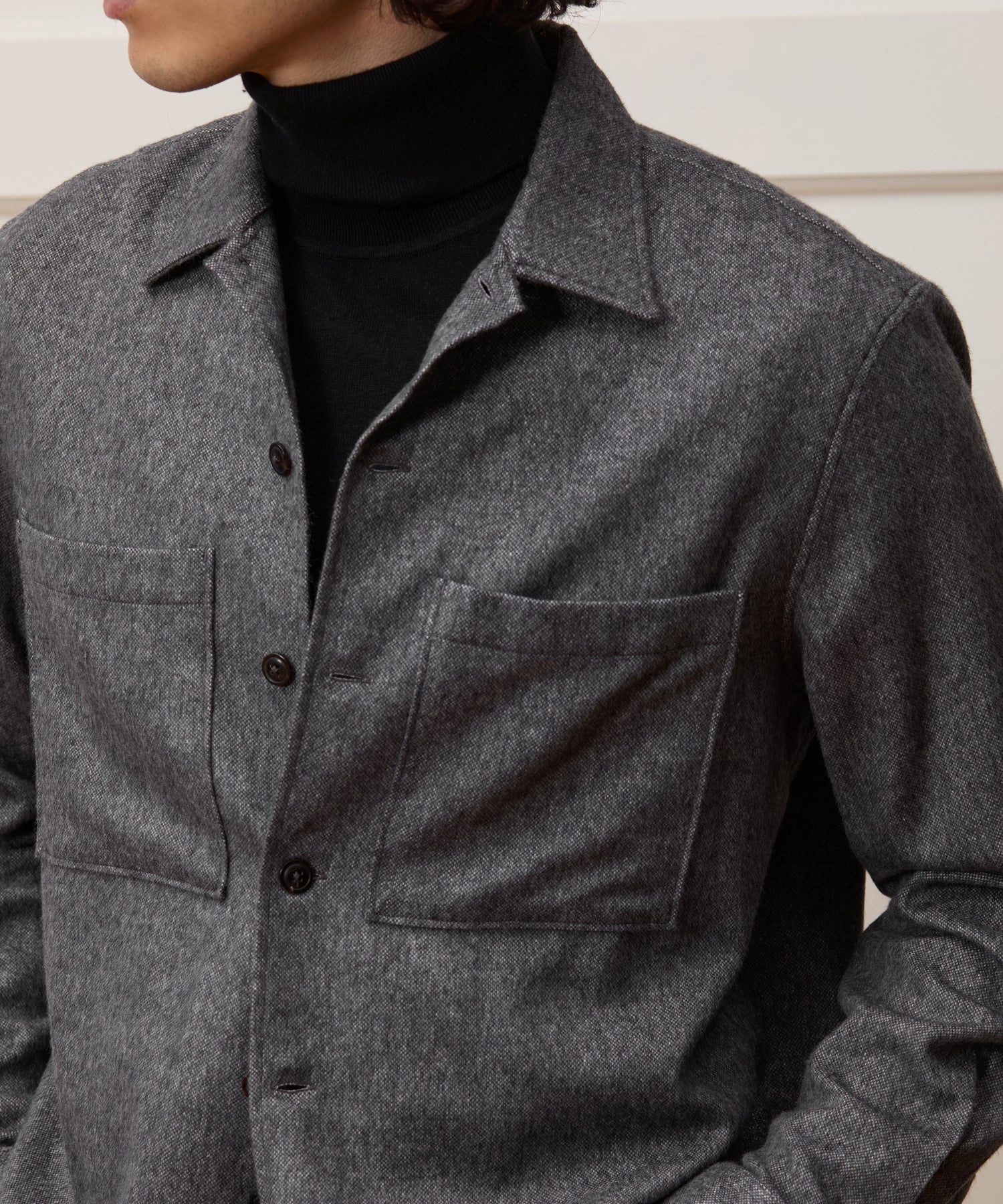 Italian Cashmere Overshirt - Image 3