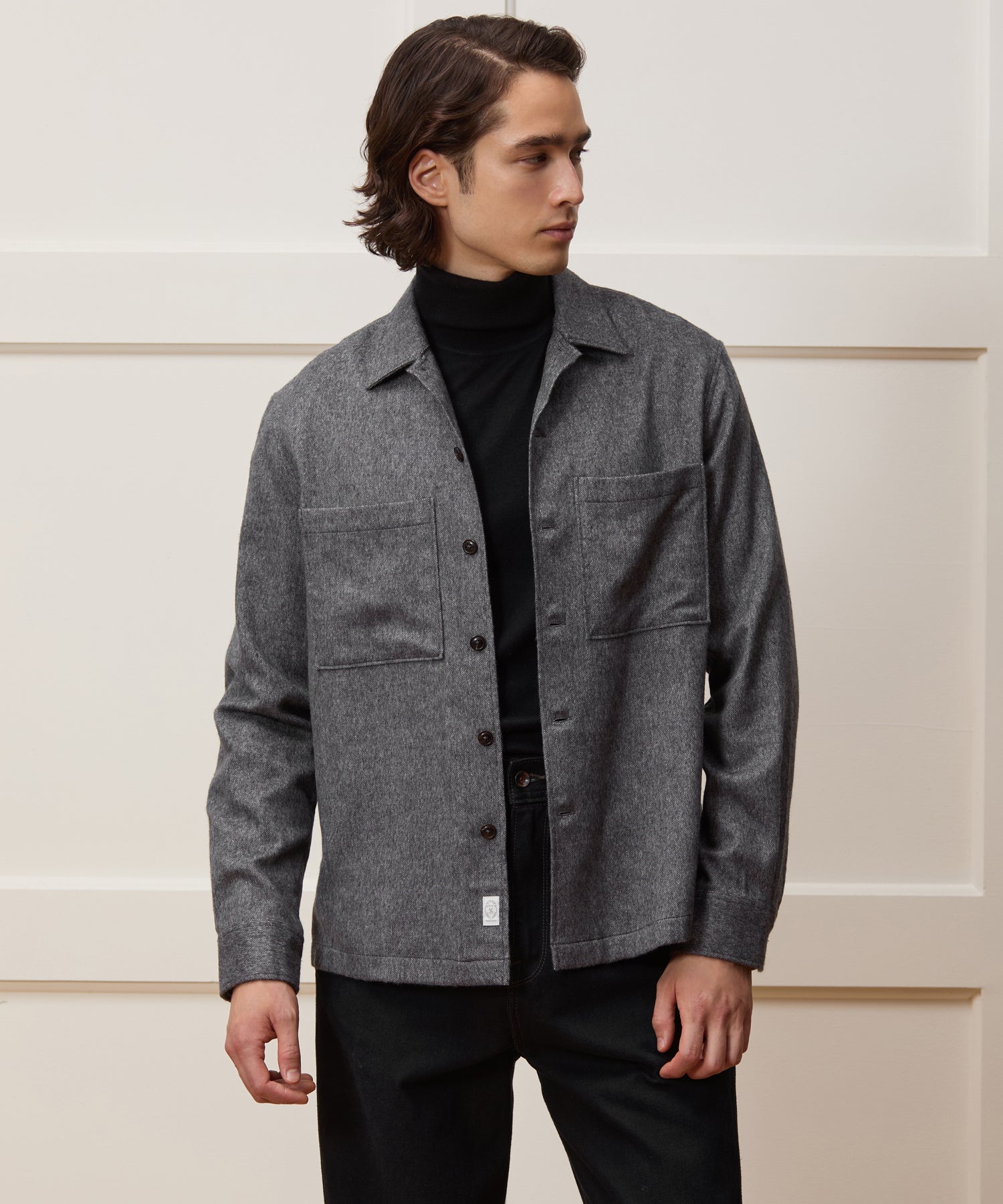Italian Cashmere Overshirt - Image 2