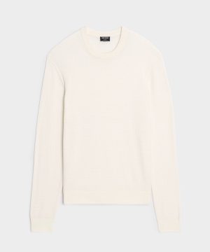 Merino Waffle Crewneck