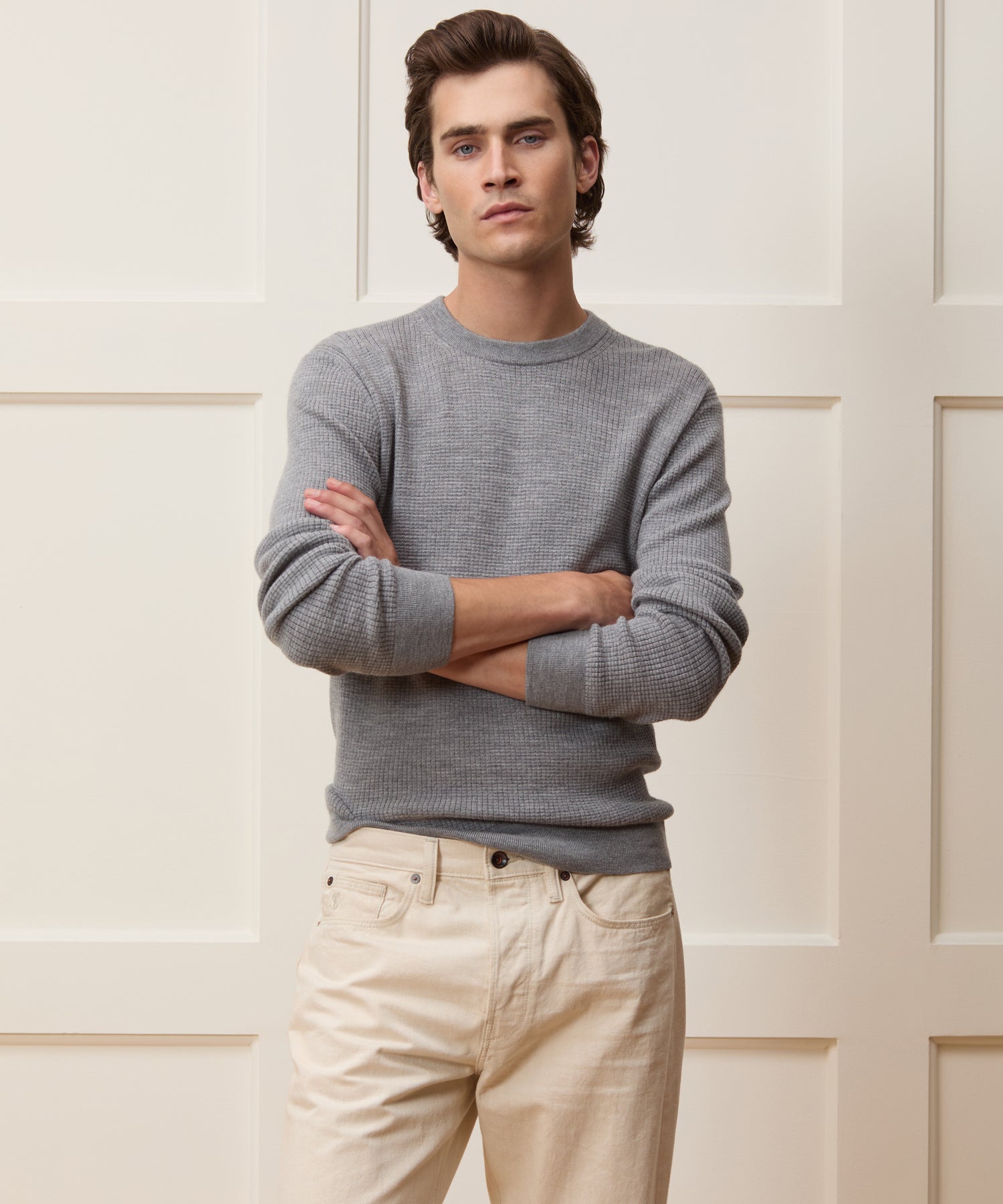 Merino Waffle Crewneck - Image 2