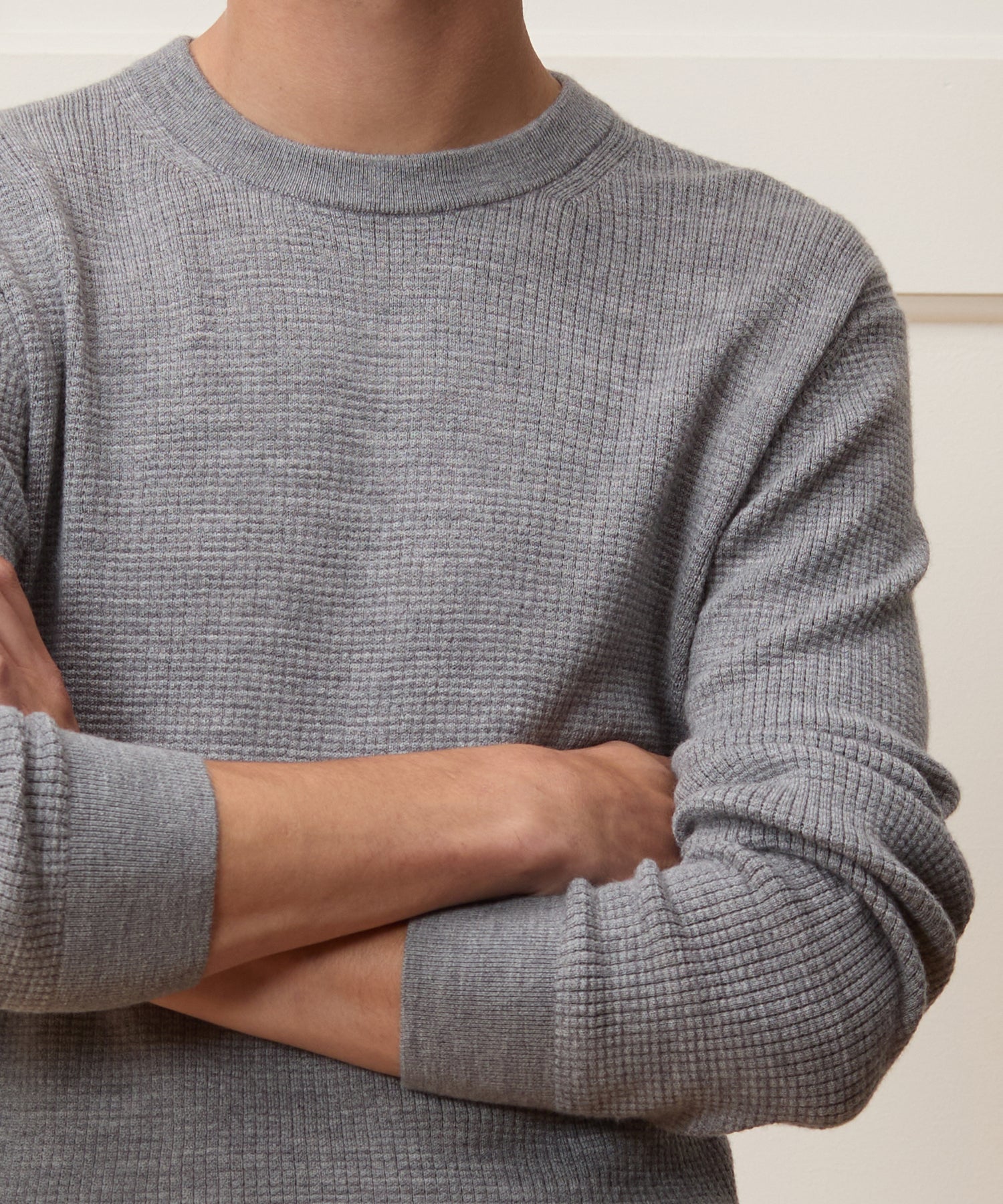 Merino Waffle Crewneck - Image 4