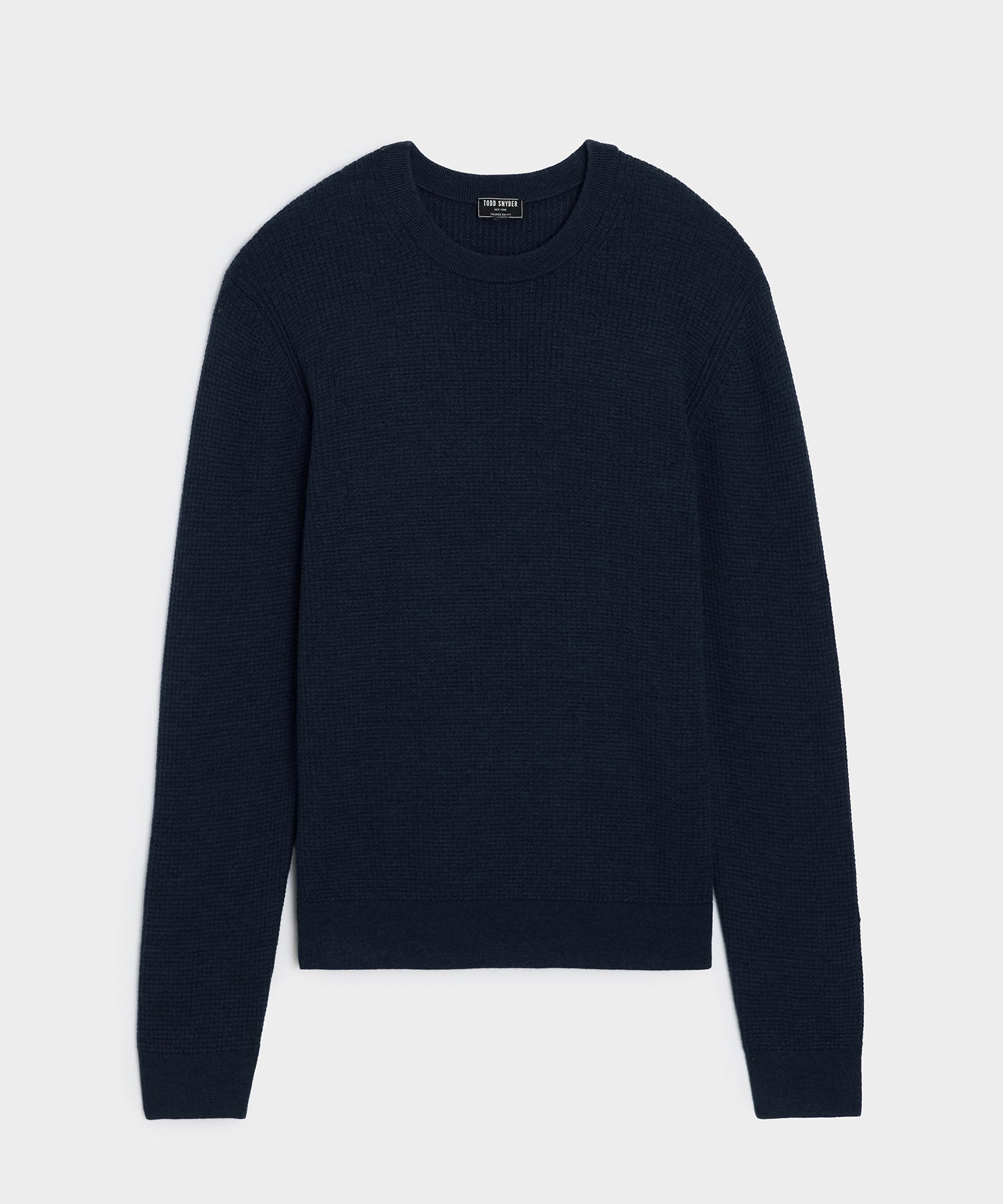 Merino Waffle Crewneck