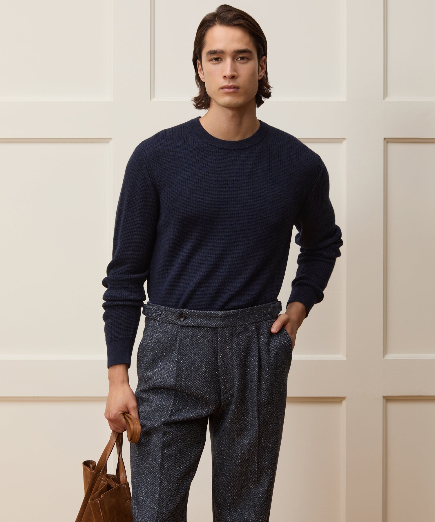 Merino Waffle Crewneck - Image 2