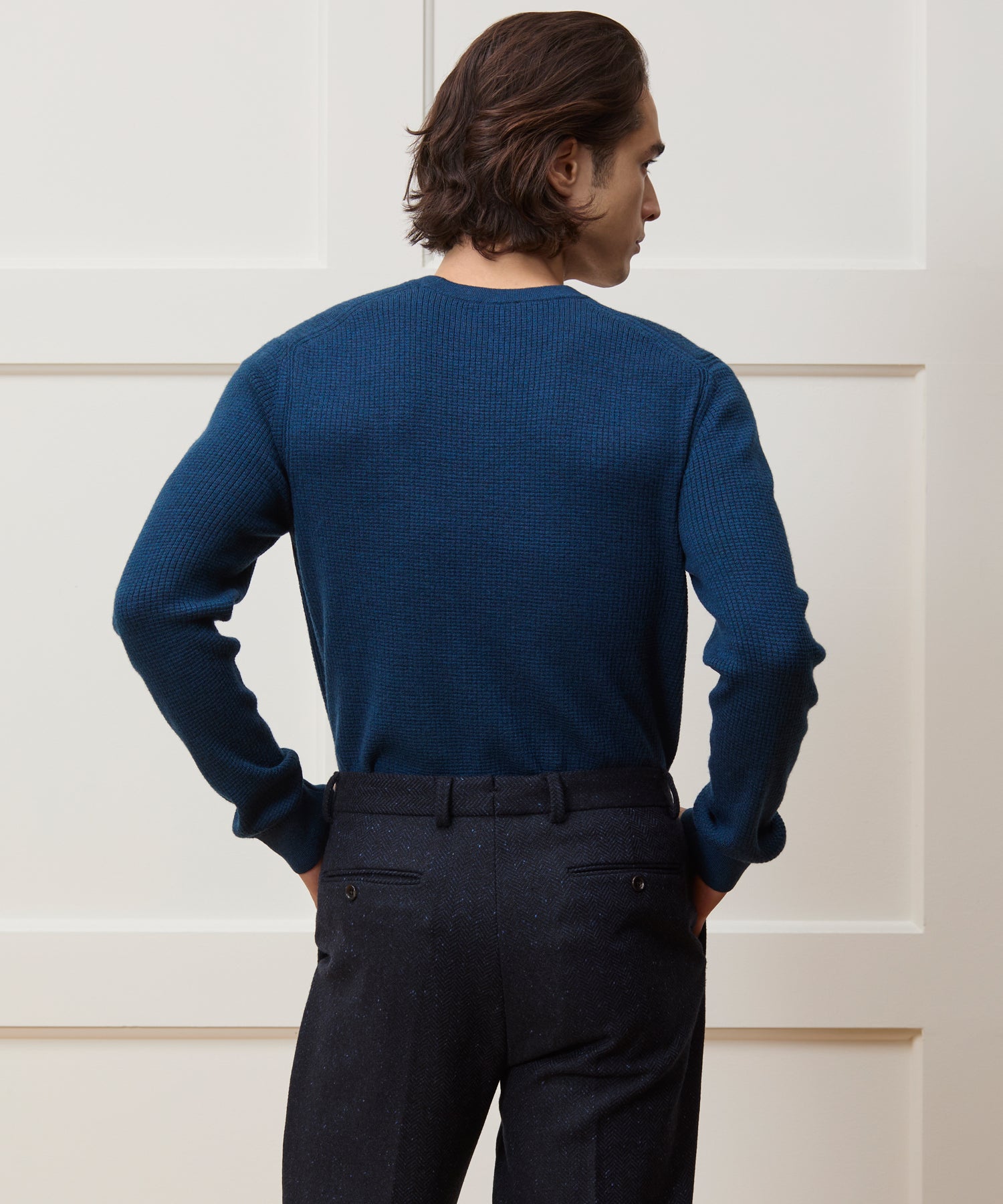 Merino Waffle Crewneck - Image 5