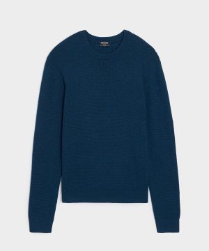 Merino Waffle Crewneck