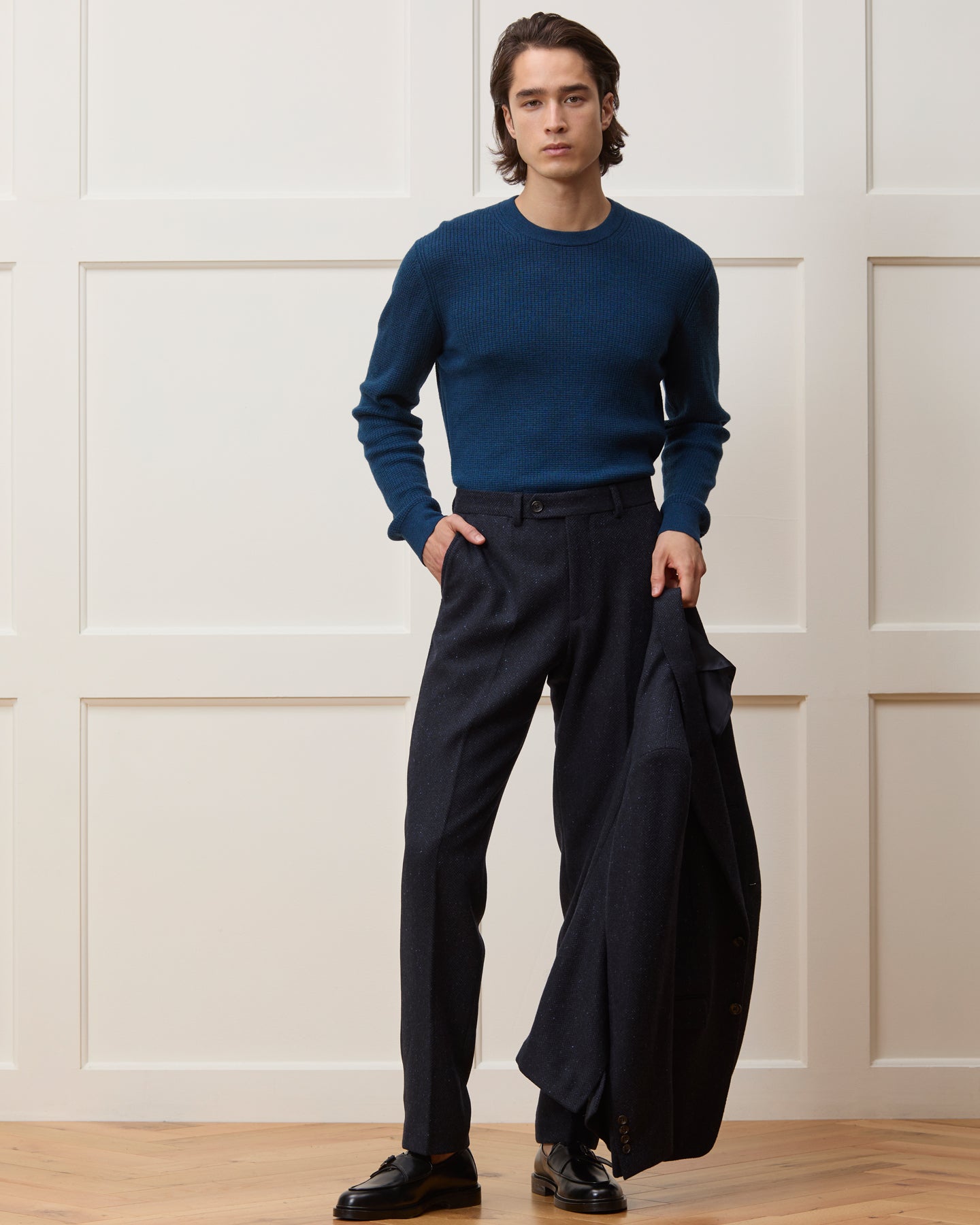 Merino Waffle Crewneck - Image 3