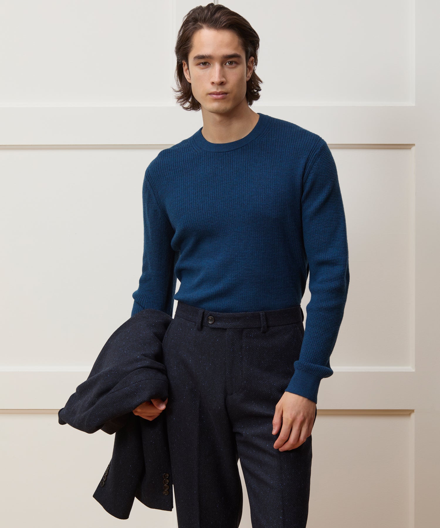 Merino Waffle Crewneck - Image 2