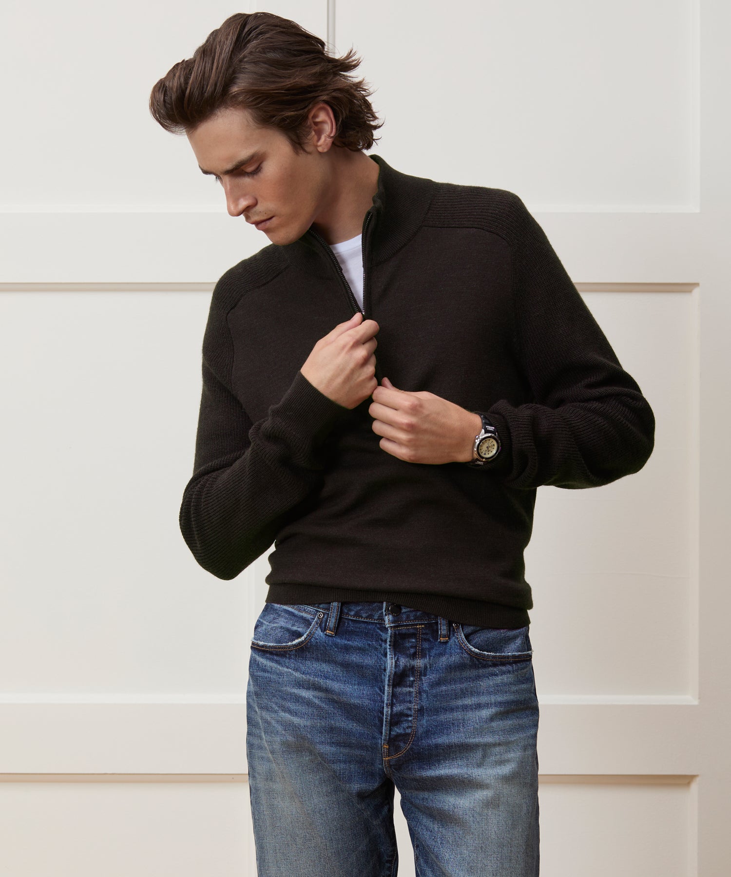 Merino Quarter-Zip Sweater - Image 2