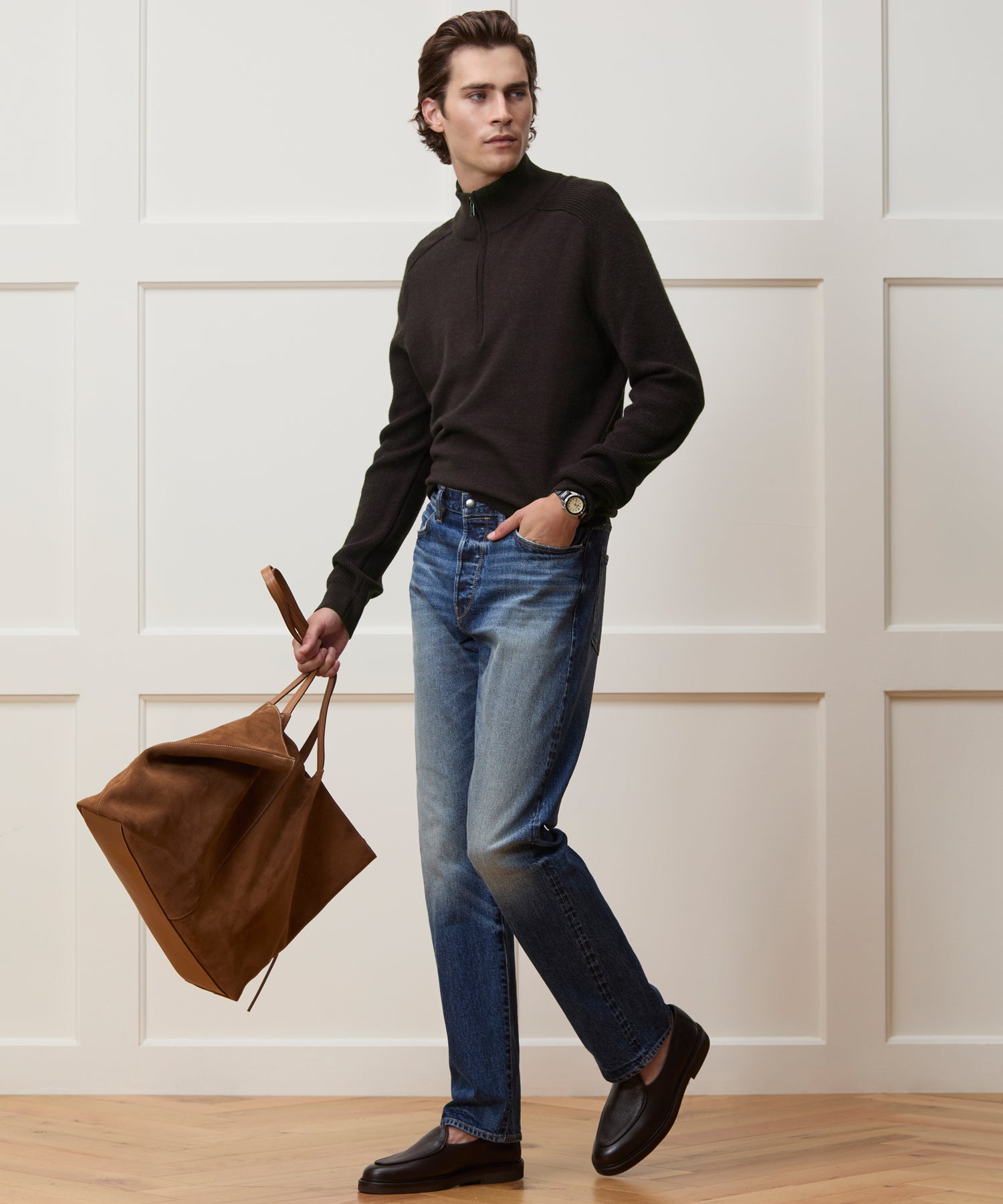 Merino Quarter-Zip Sweater - Image 3