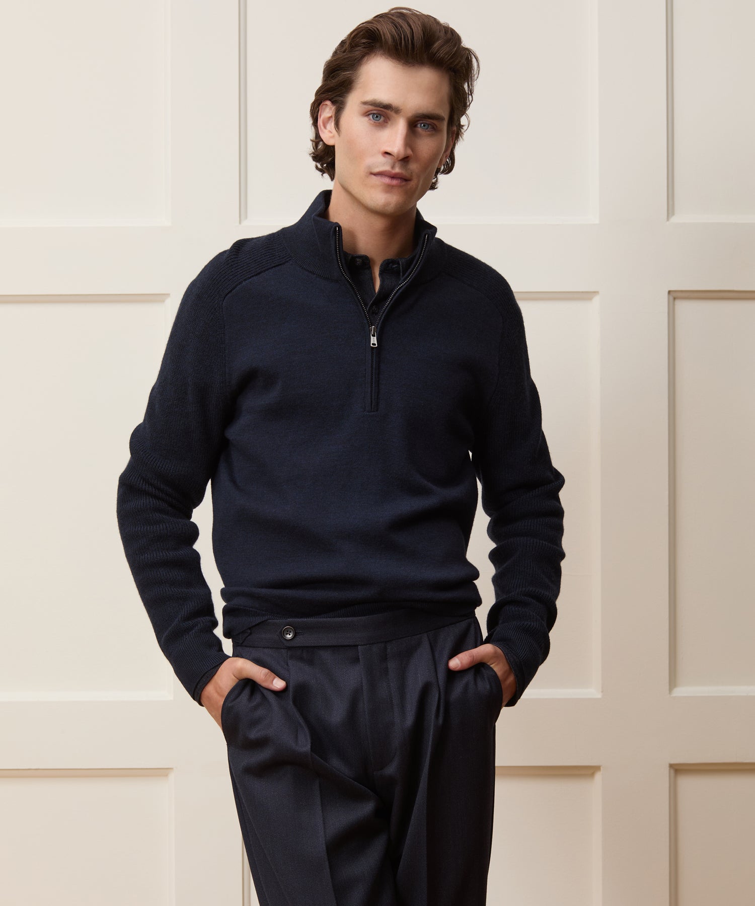 Merino Quarter-Zip Sweater - Image 2