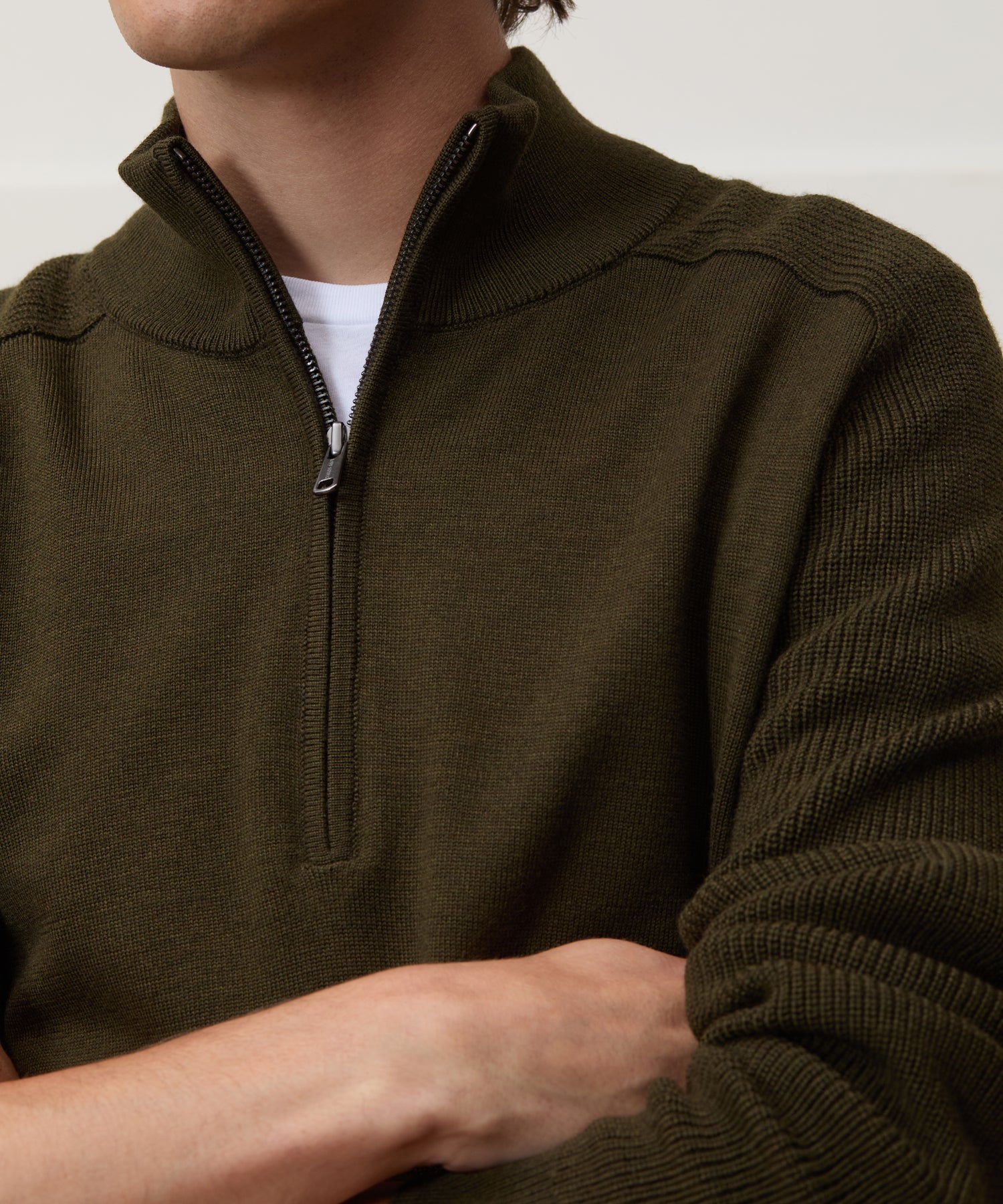 Merino Quarter-Zip Sweater - Image 4