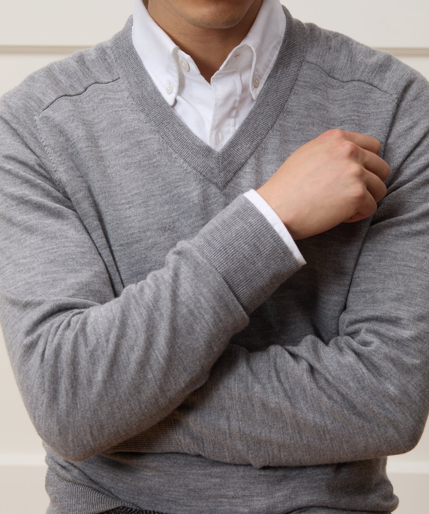 Merino V-Neck Sweater - Image 4
