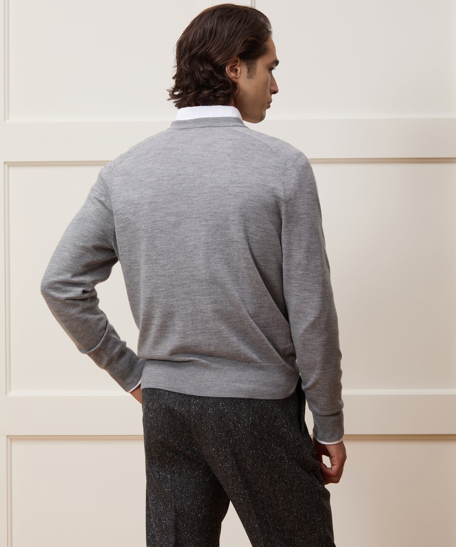 Merino V-Neck Sweater - Image 5