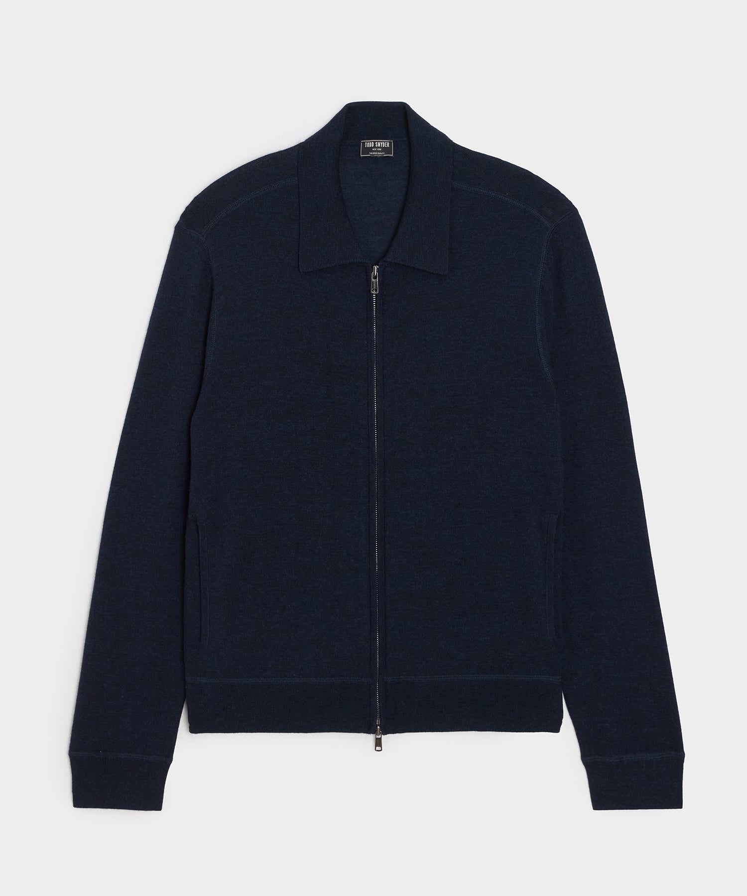 Merino Full-Zip Sweater Polo