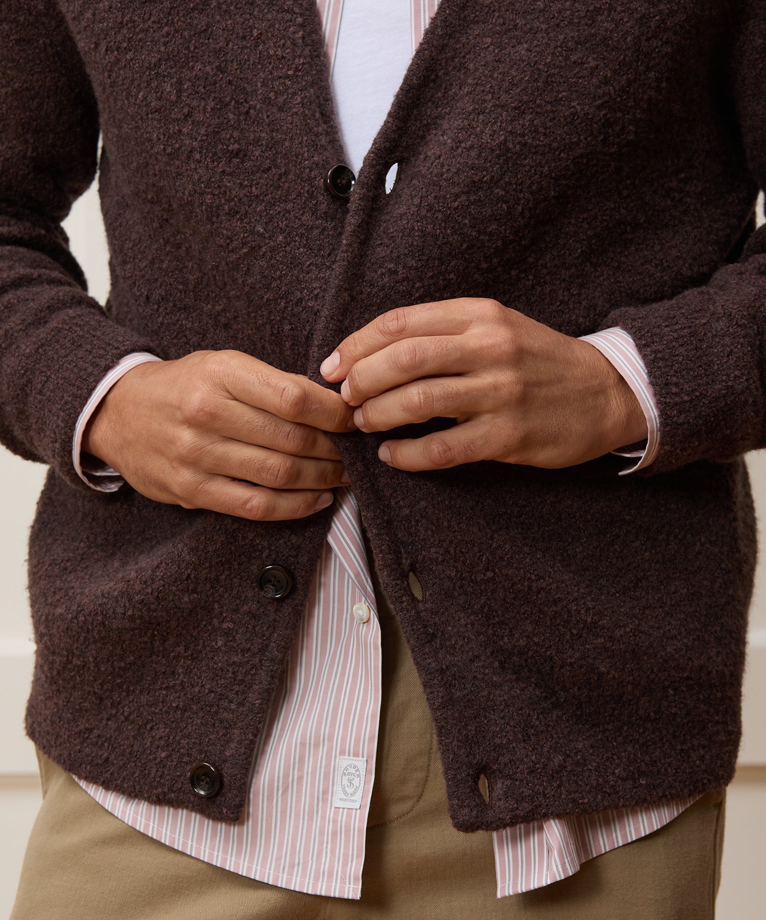 Relaxed Boucle Cardigan - Image 4