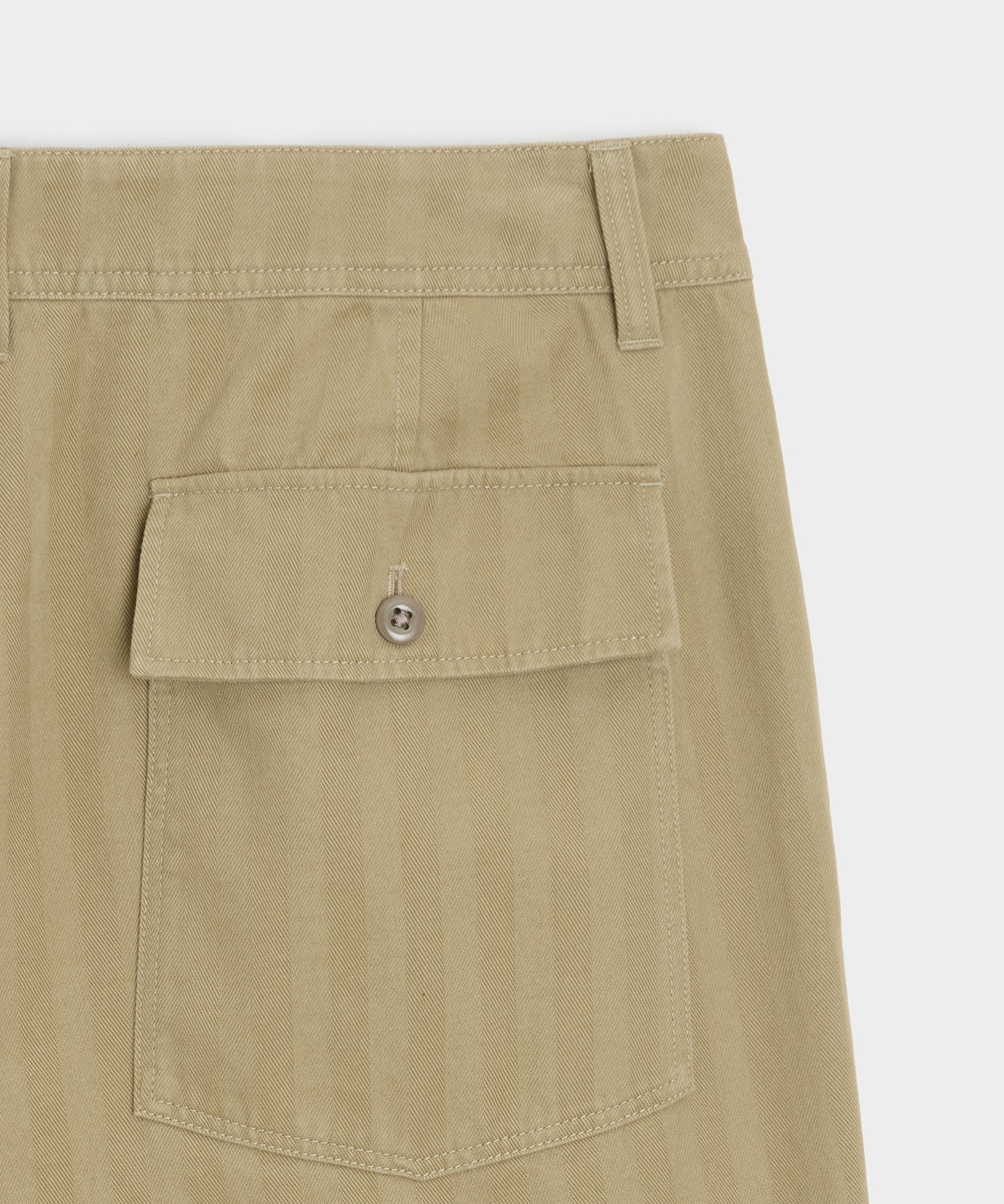 Relaxed Herringbone Twill Camp Pant - Image 7