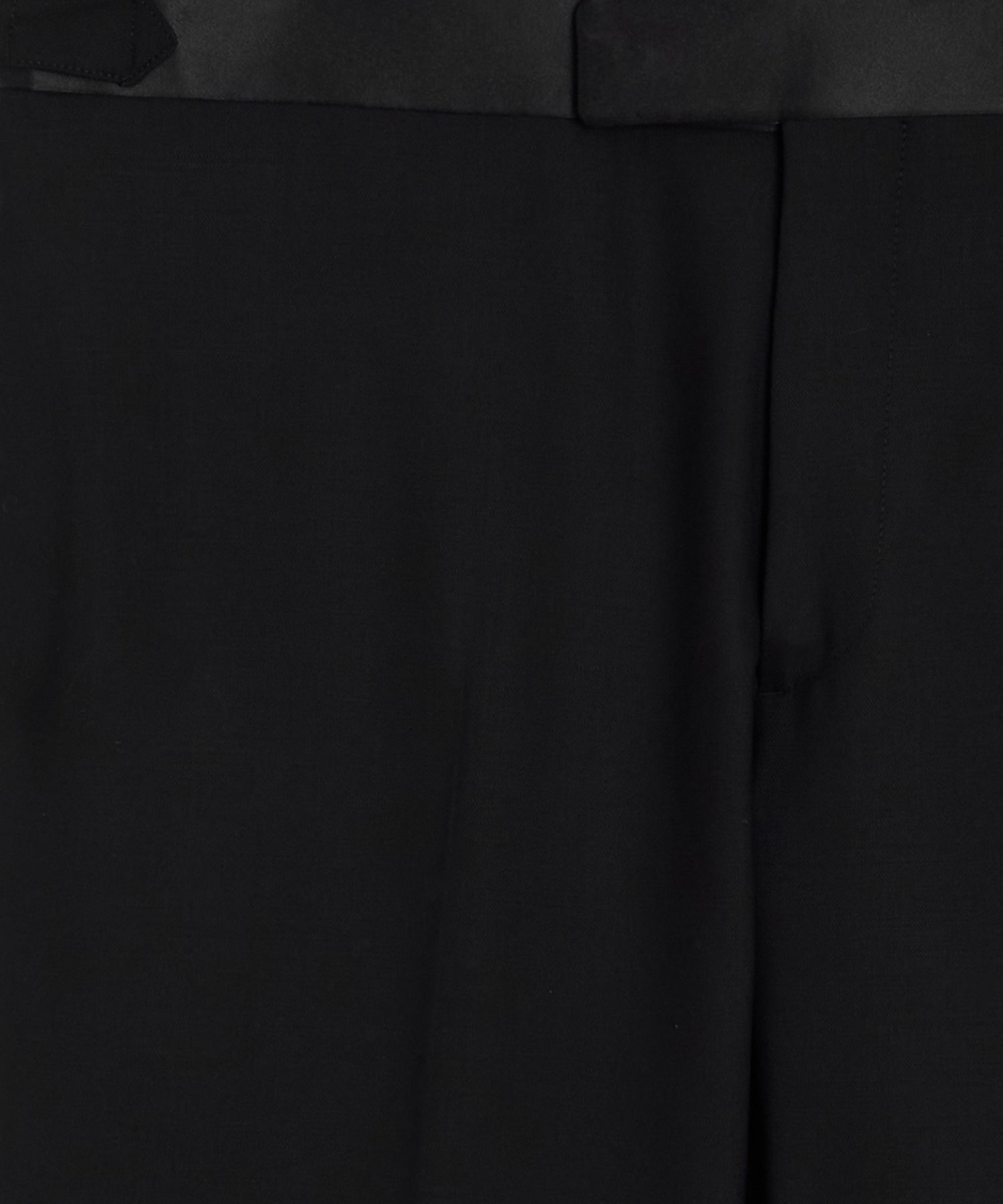 Italian Wool Straight Fit Tuxedo Trouser - Image 6