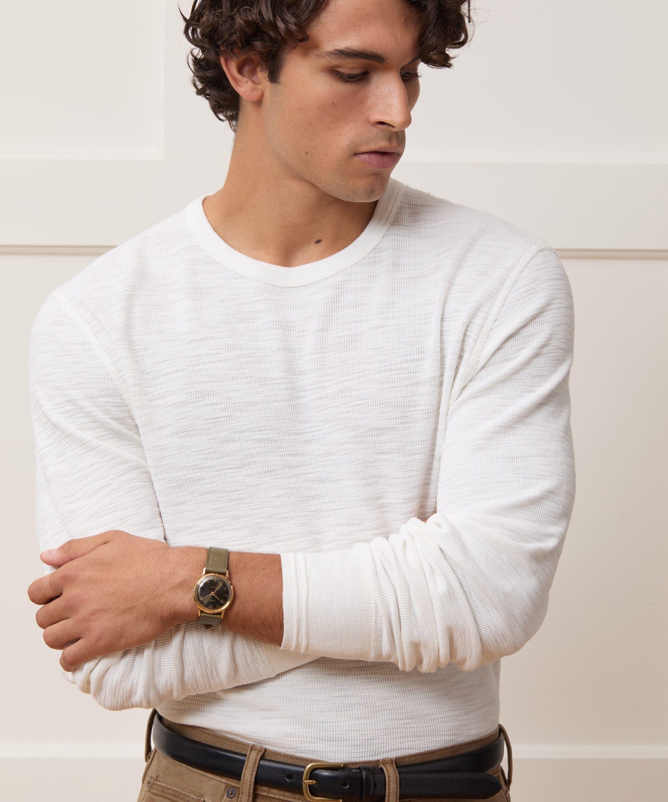 Lightweight Mini Waffle Tee - Image 5