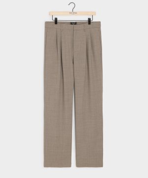 Relaxed Italian Wool Crepe Trouser