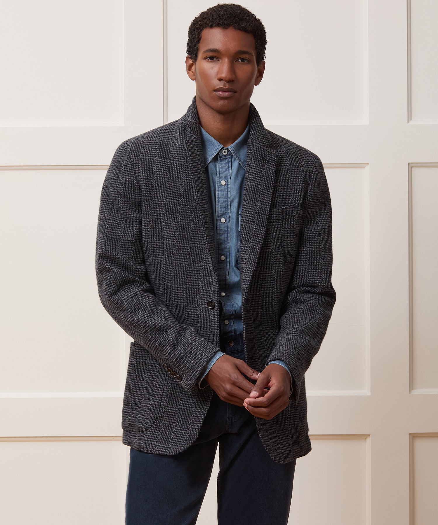 Italian Wool Glen Plaid Sport Coat - Image 2