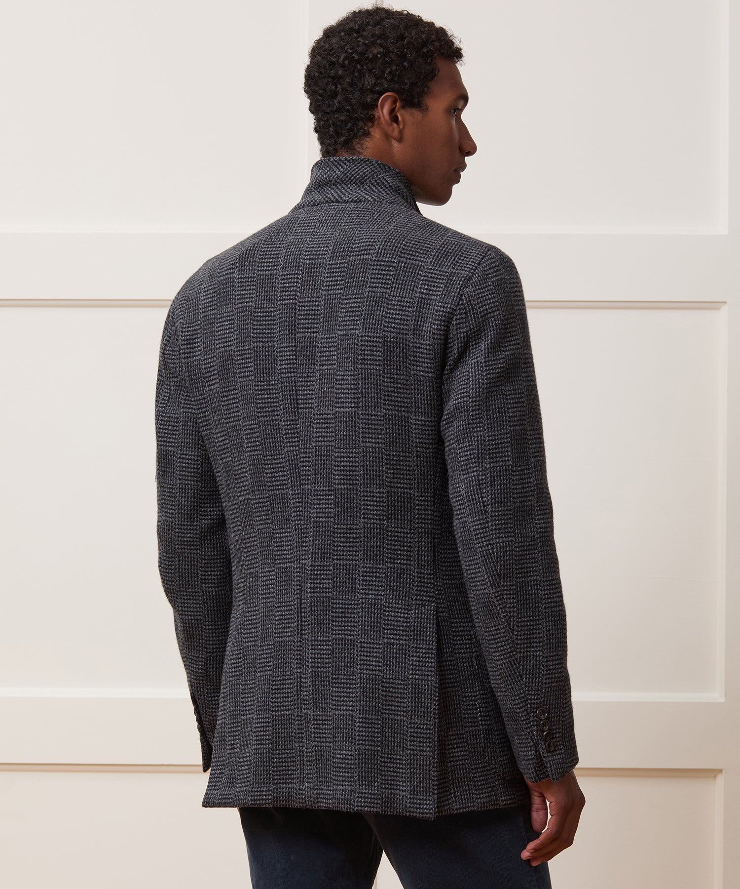 Italian Wool Glen Plaid Sport Coat - Image 5