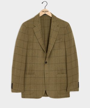Italian Wool Windowpane Sport Coat