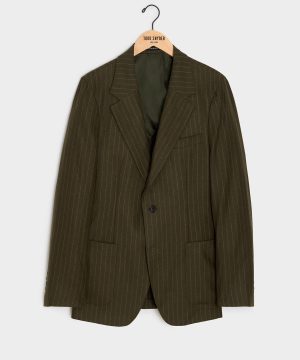 Italian Flannel Pinstripe Madison Jacket