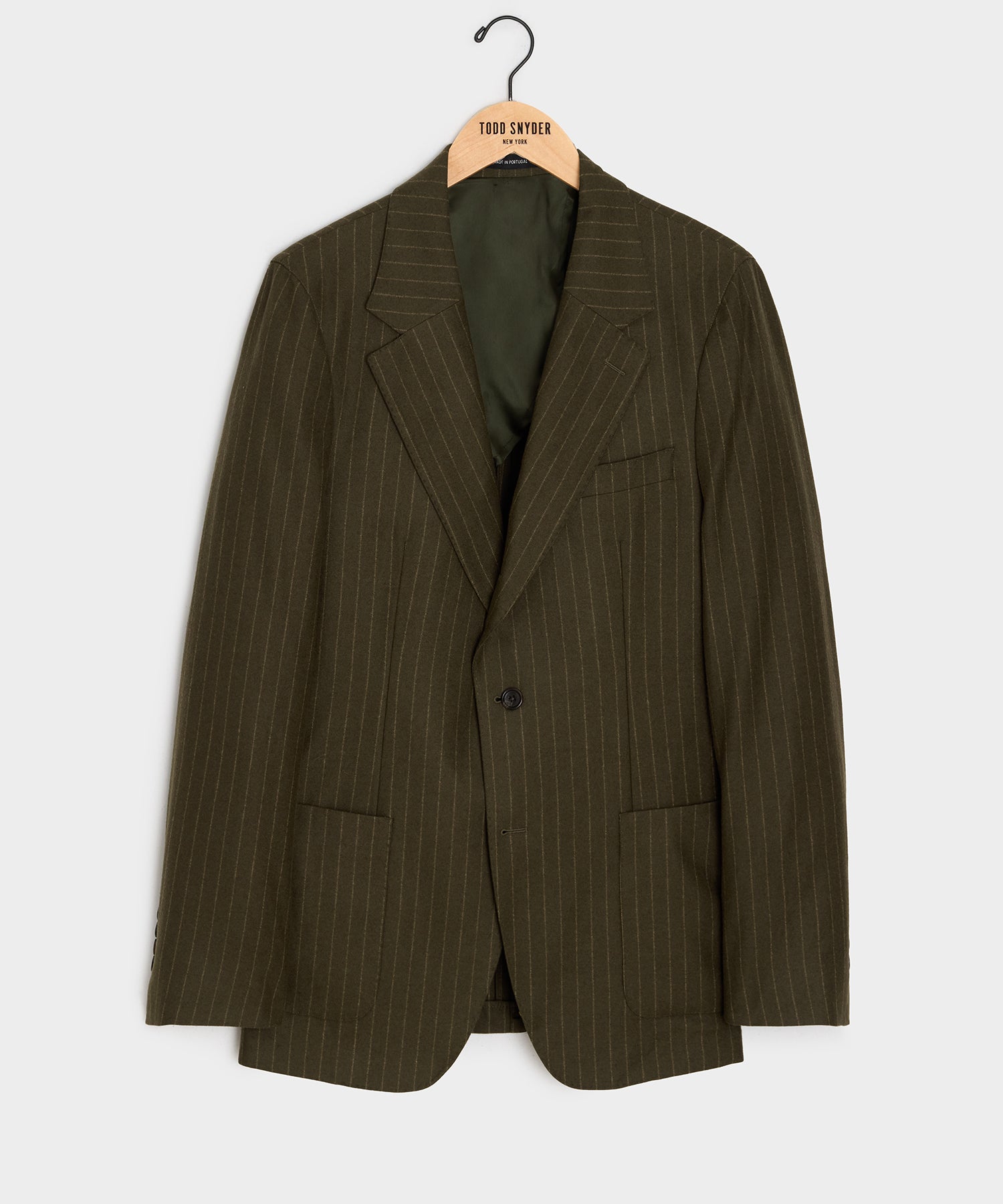 Italian Flannel Pinstripe Madison Suit - Image 7
