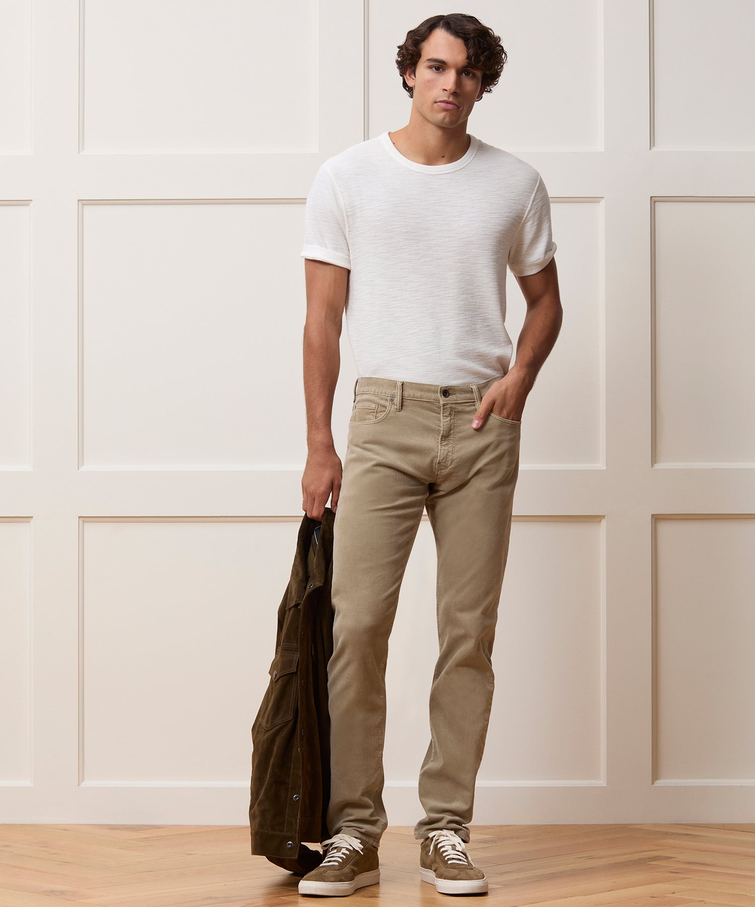 Slim 5-Pocket Corduroy Pant - Image 3