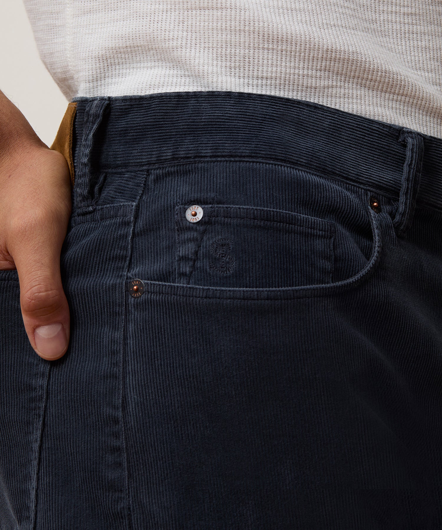 Slim 5-Pocket Corduroy Pant - Image 5
