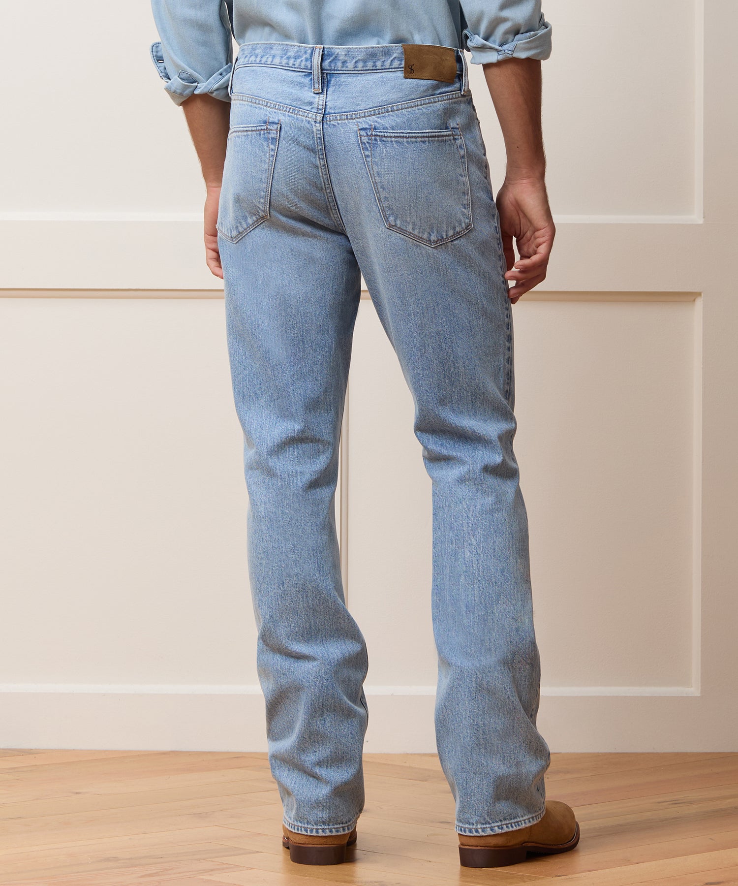 Western Jean in Bleached Indigo - Image 4