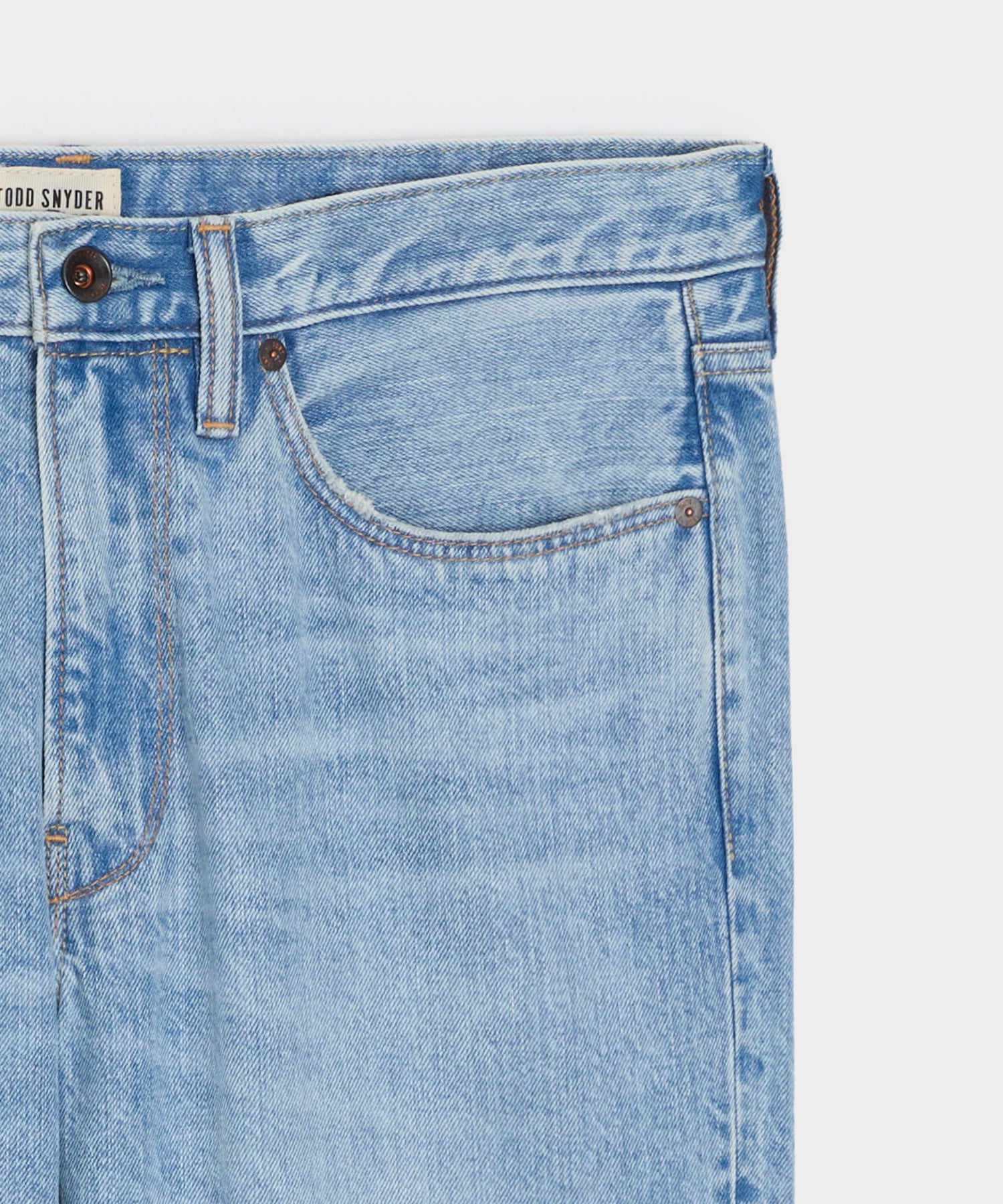 Western Jean in Bleached Indigo - Image 6
