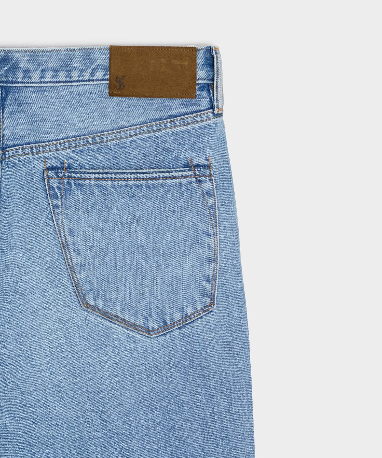 Western Jean in Bleached Indigo - Image 7