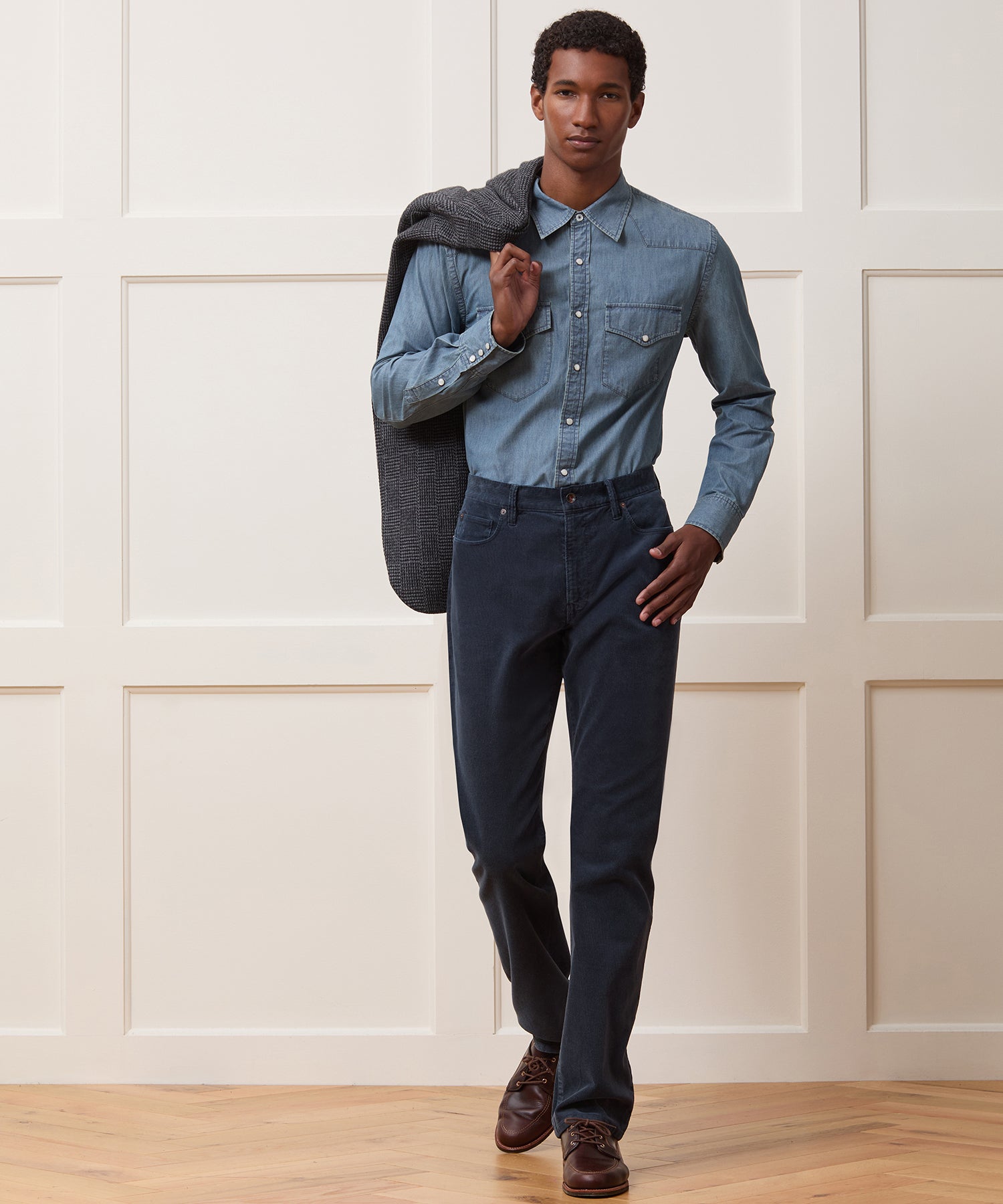 Straight 5-Pocket Corduroy Pant - Image 3
