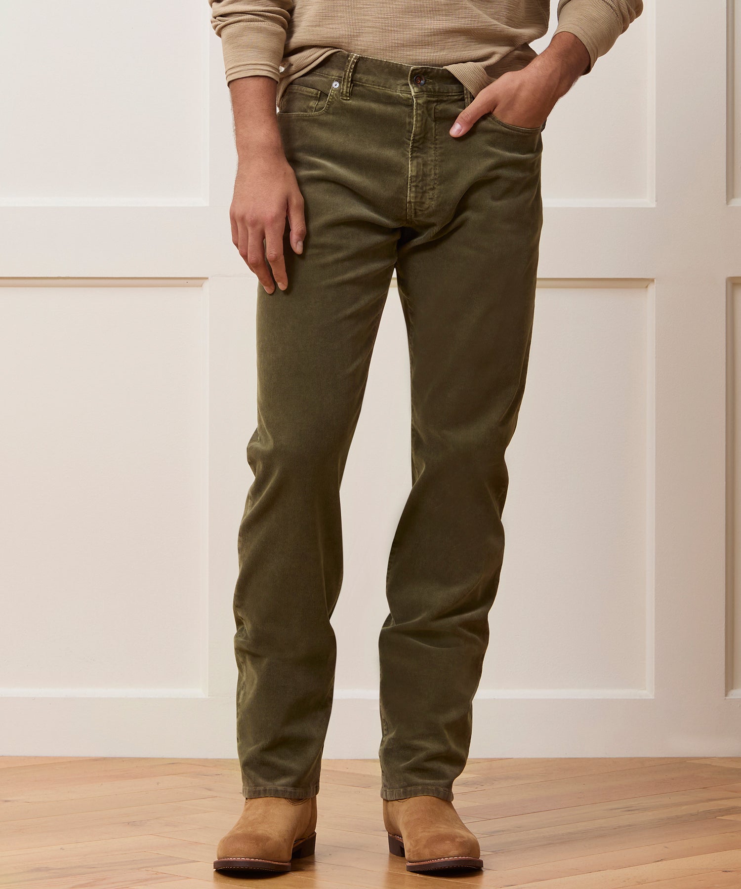 Straight 5-Pocket Corduroy Pant - Image 2